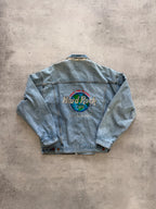 Hard Rock Cafe Denim Trucker Jacket - L