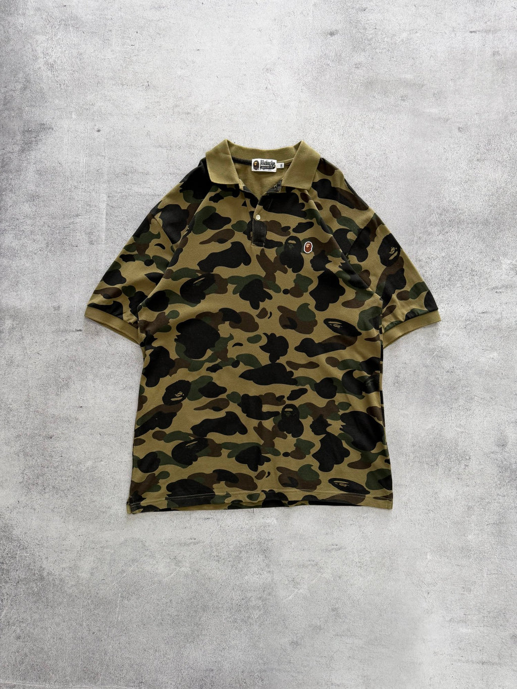 A Bathing Ape Camo Polo - XXL