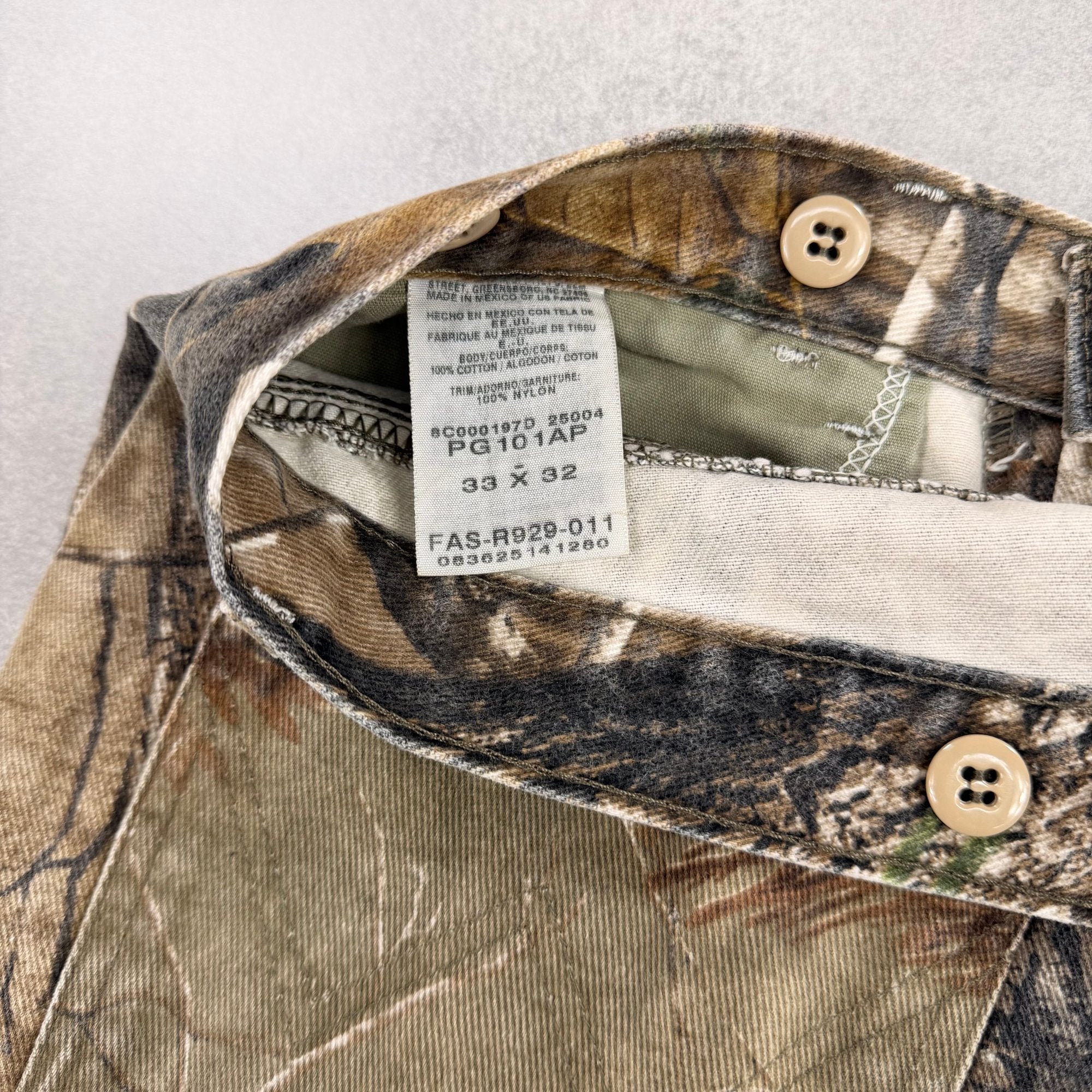 Wrangler Cargo Real Tree Pants - W33