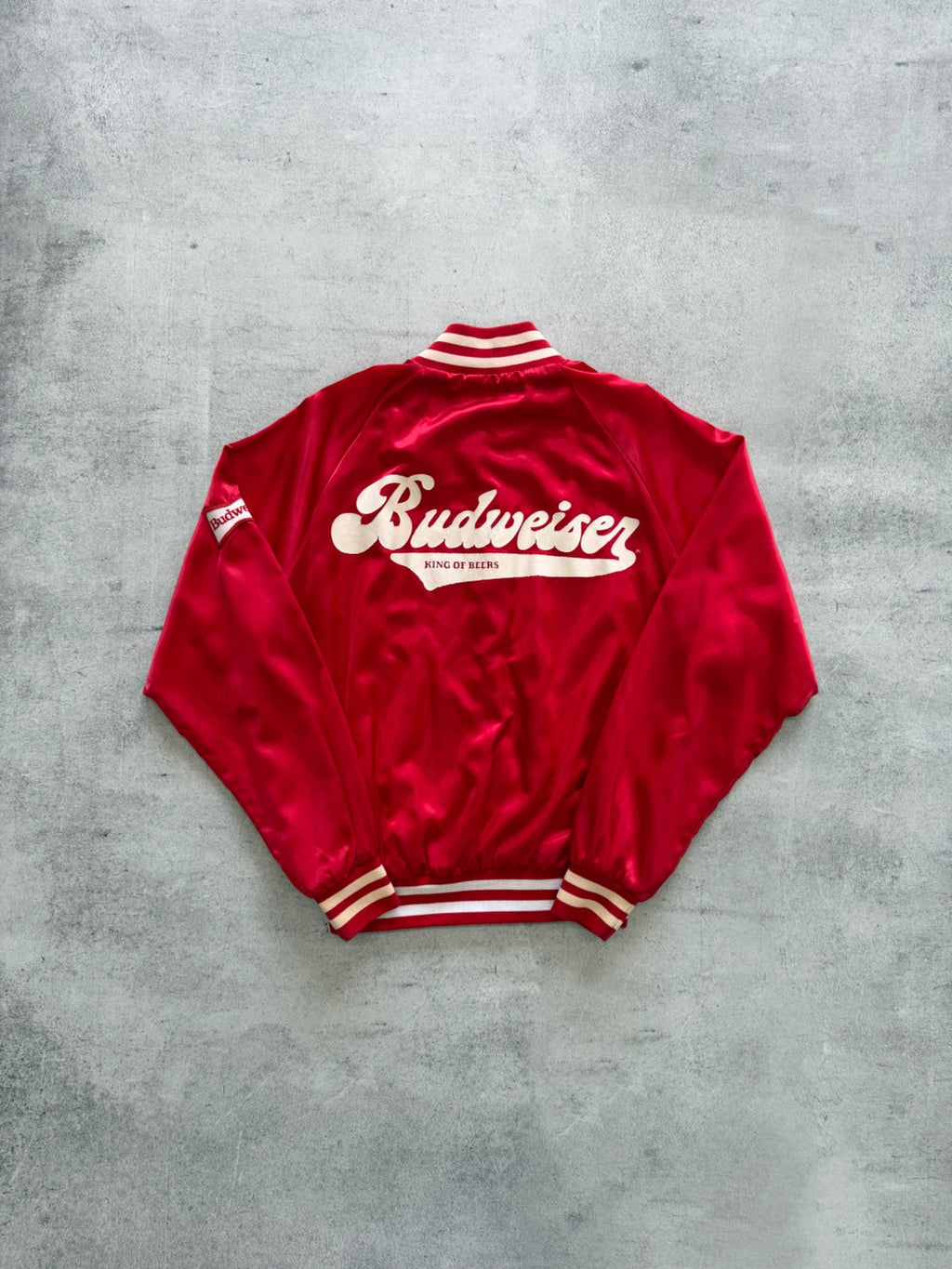 Vintage Anheuser-Busch A & Eagle Bomber Jacket - M