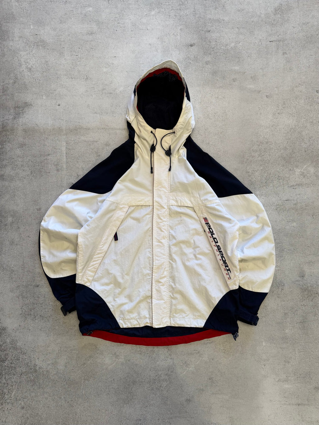 Vintage Polo Sport Ralph Lauren Hooded Jacket - L
