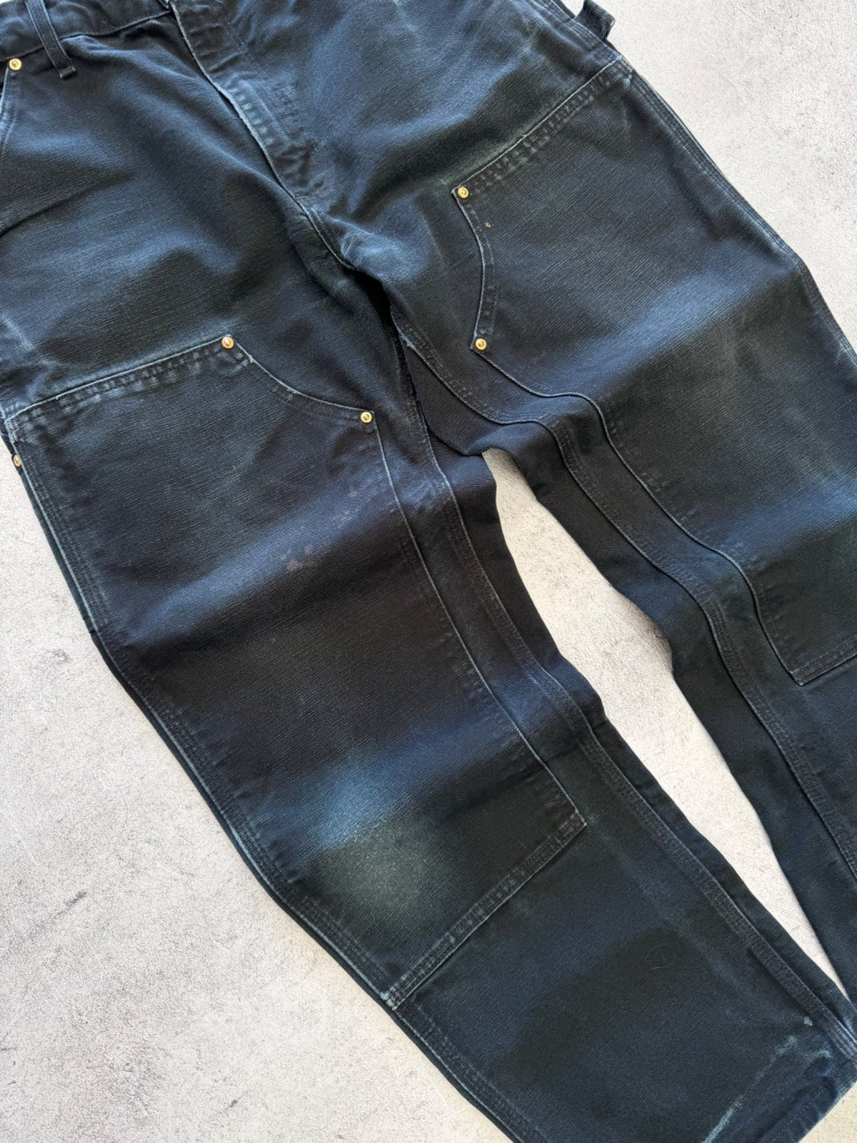 Carhartt Black Double Knee Workwear Pants - W32