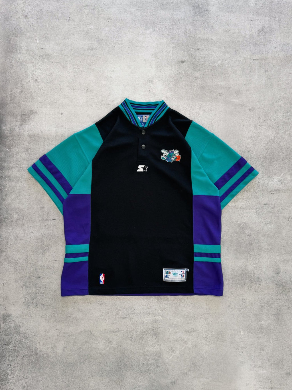 Starter Charlotte Hornets NBA Jersey T-Shirt - XL