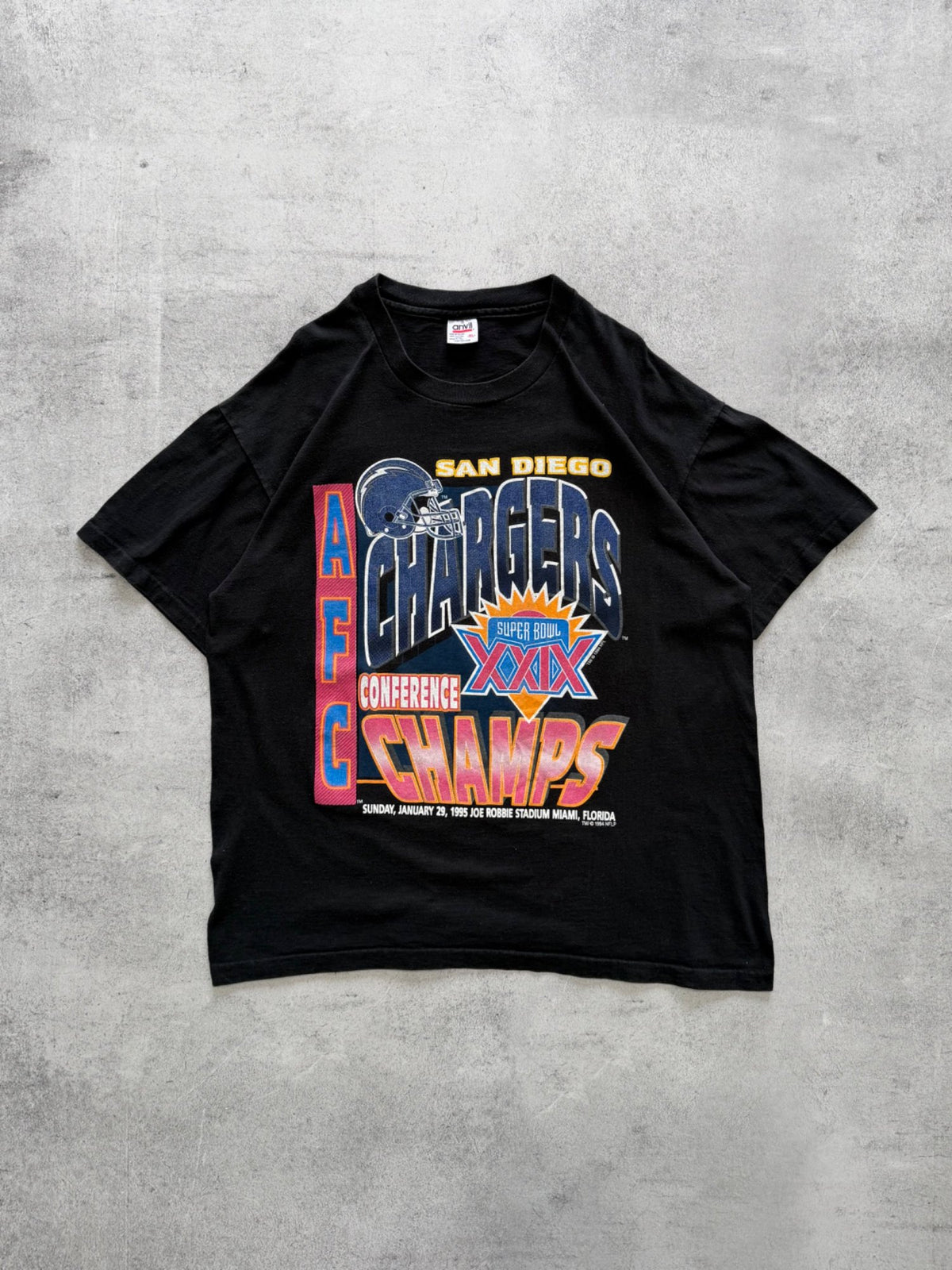 Vintage Anvil San Diego Chargers T-shirt - XL