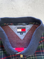 Tommy Hilfiger Plaid Polo Shirt - XL