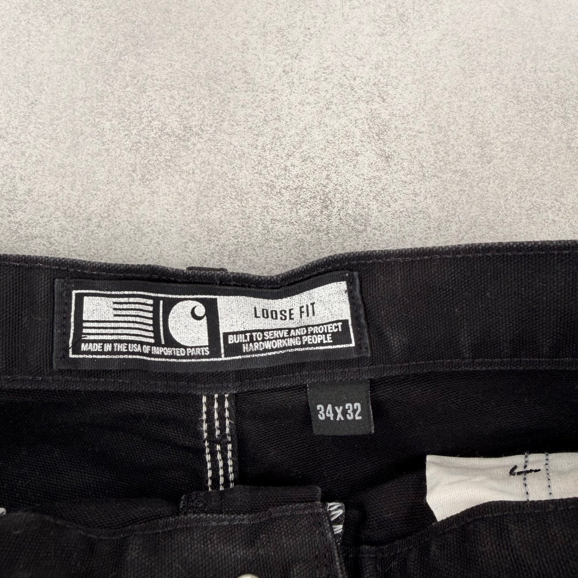 Carhartt Black Double Knee Pants - W34