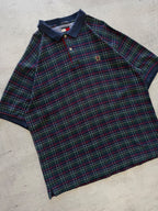 Tommy Hilfiger Plaid Polo Shirt - XL
