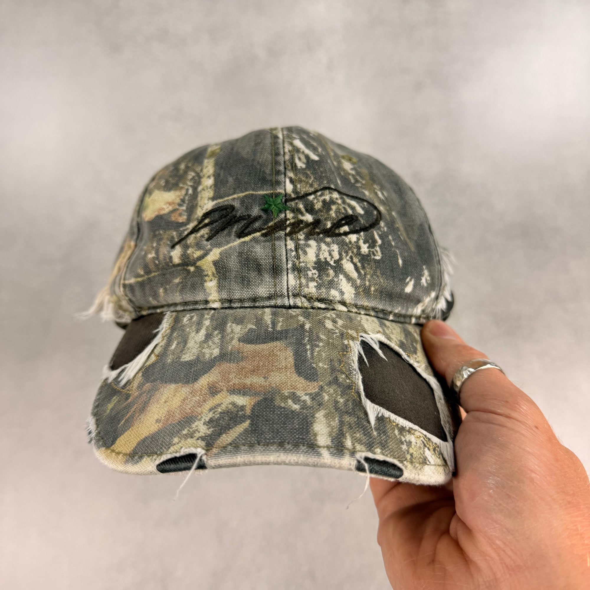 Real Tree Distressed Cap