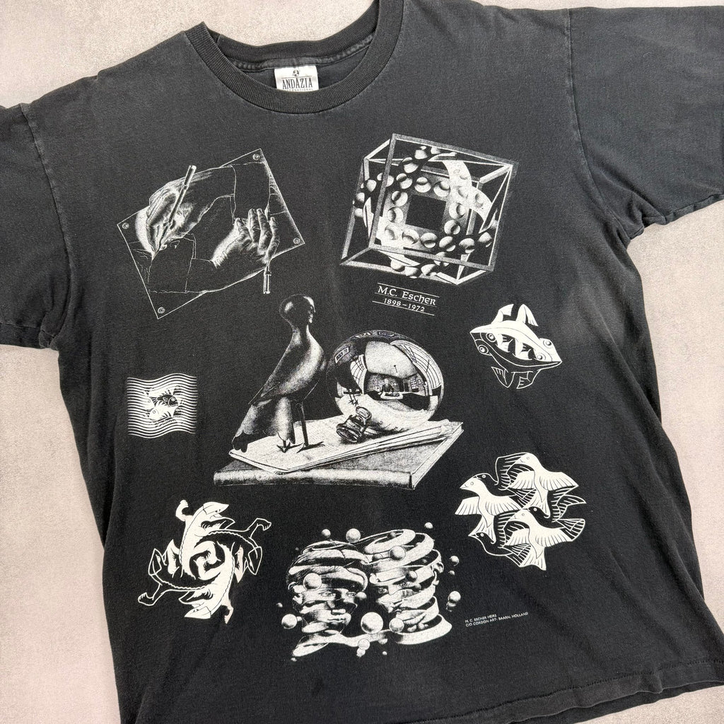 Andazia Escher Graphic T-Shirt - L