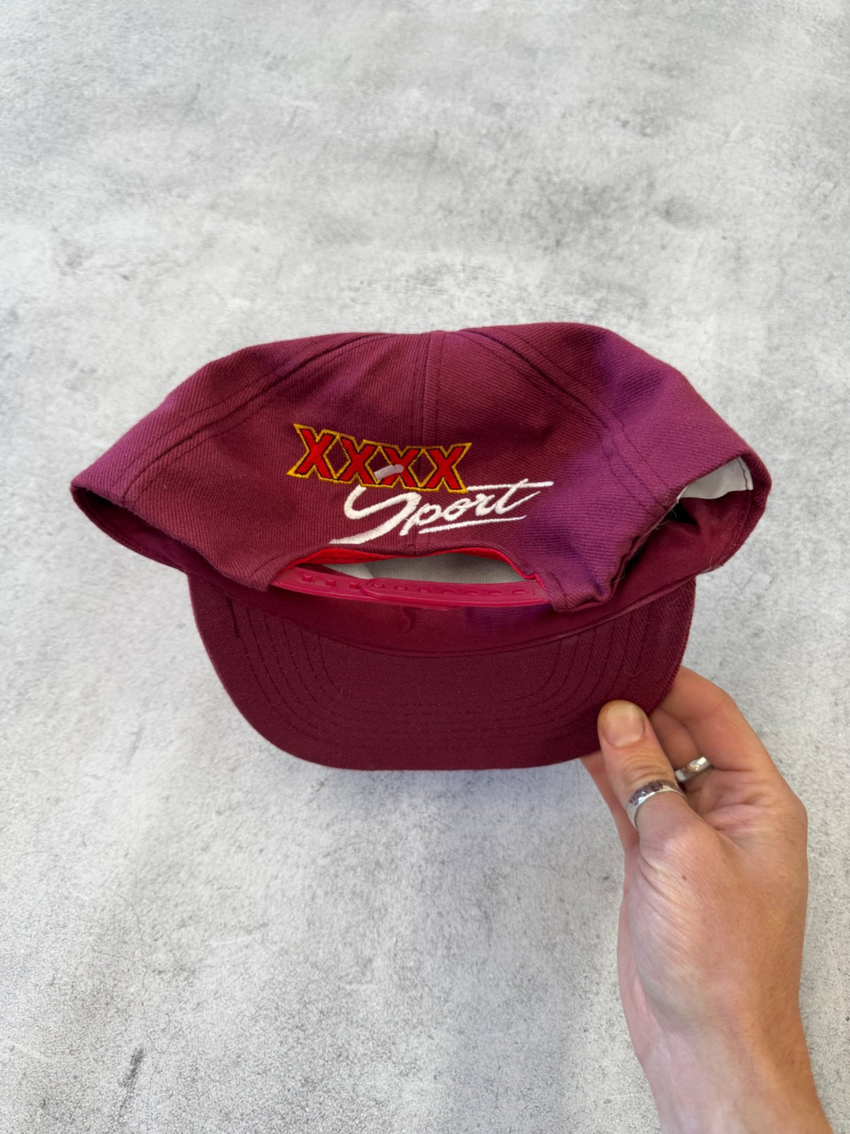 Vintage Queensland Maroons State Of Origin Team Cap