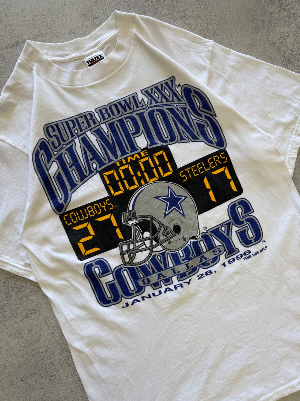 Vintage Tultex Cowboys Super Bowl T-Shirt Cowboys - XL