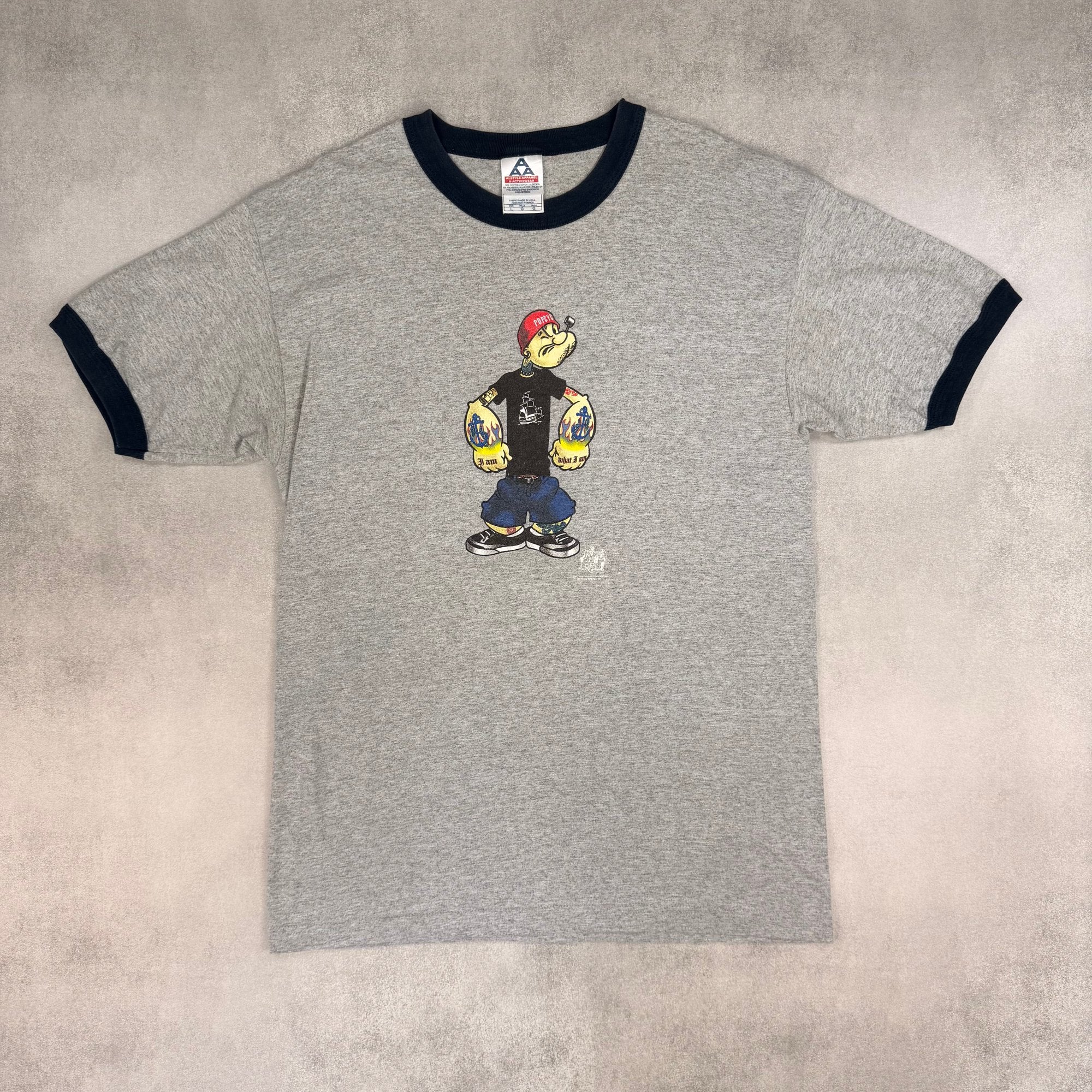 Popeye Graphic T-Shirt - L