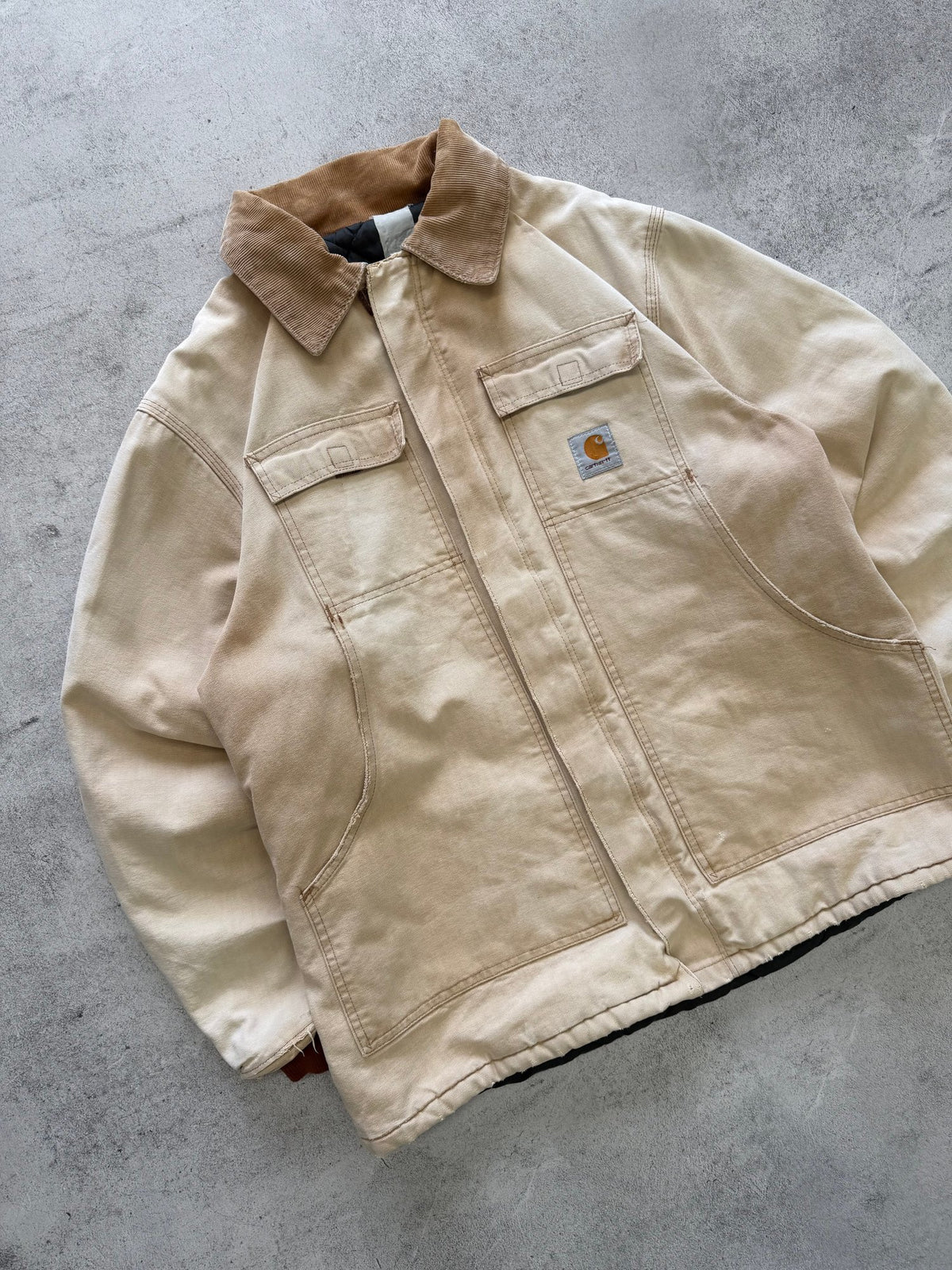 Vintage Carhartt Beige Workwear Jacket - L