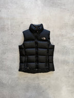 Women's North Face 700 Black Puffer Vest - M