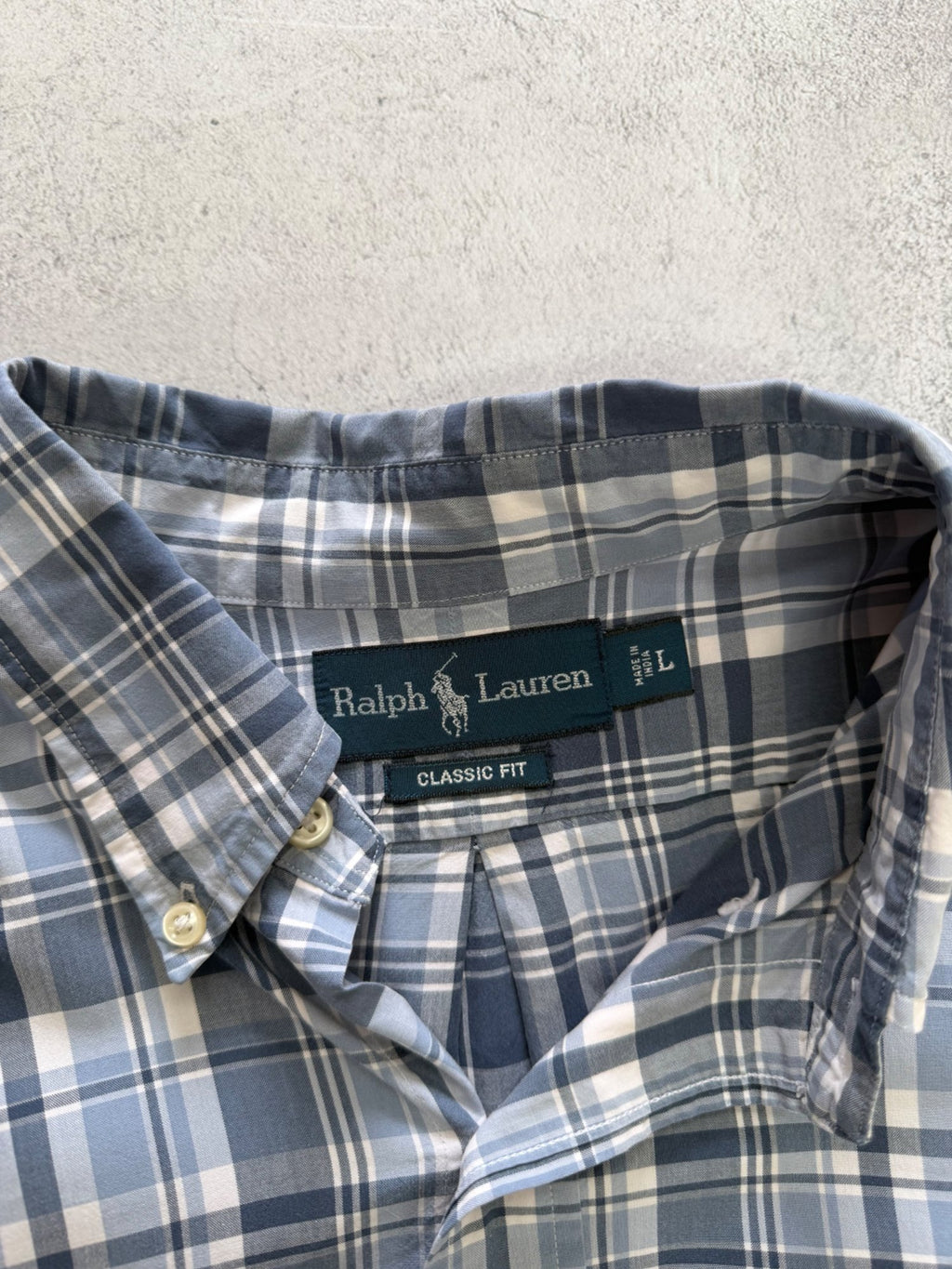 Ralph Lauren Classic Fit Plaid Shirt - L