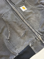 Carhartt Distressed Hooded Jacket - L