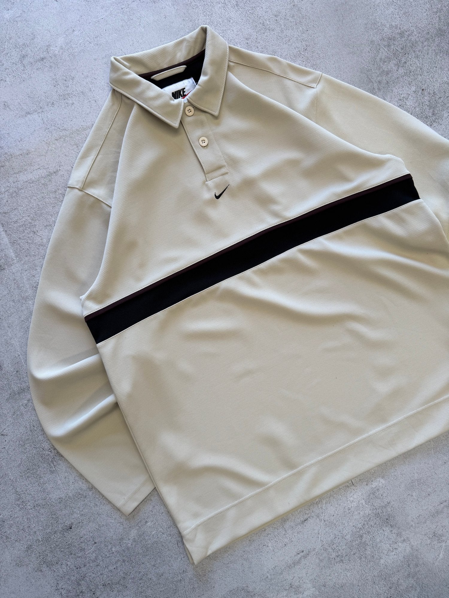 Vintage Nike Long Sleeve Polo - L