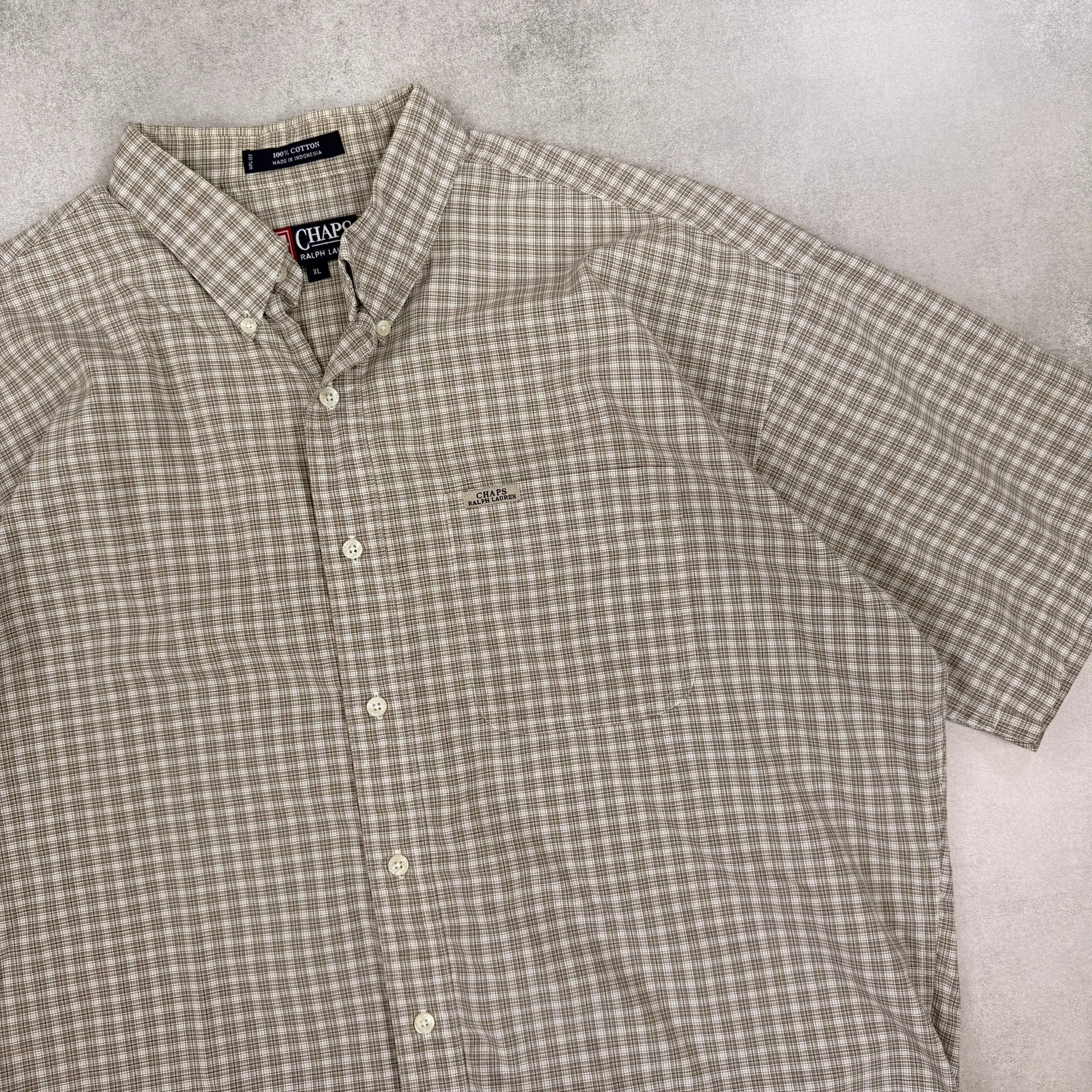 Chaps Ralph Lauren Short Sleeve Shirt - XL