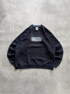 Vintage Adidas Logo Navy Sweatshirt - L