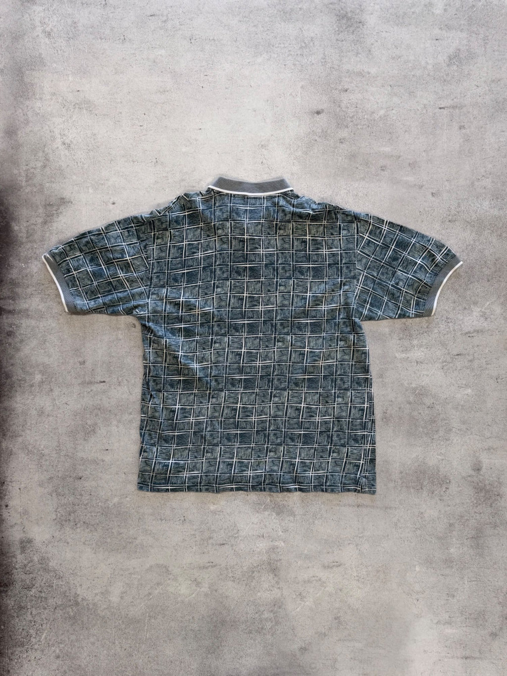 Reebok Golf Checkered Polo - L