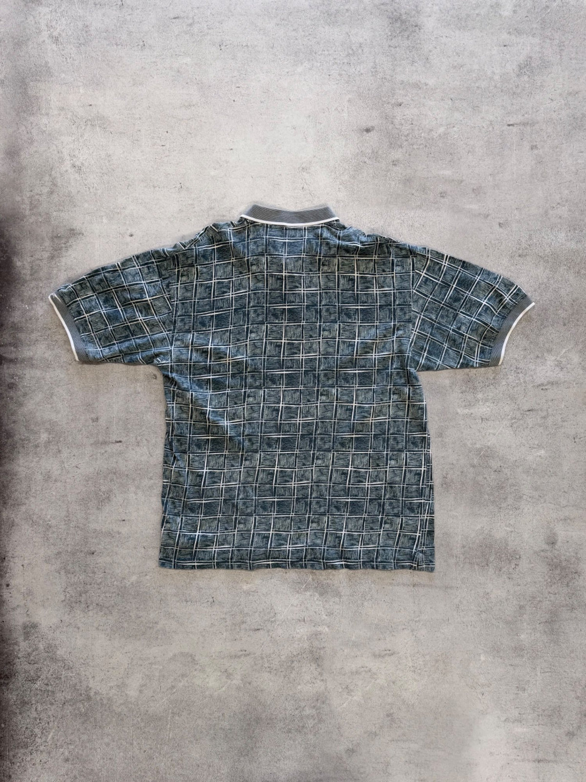 Reebok Golf Checkered Polo - L