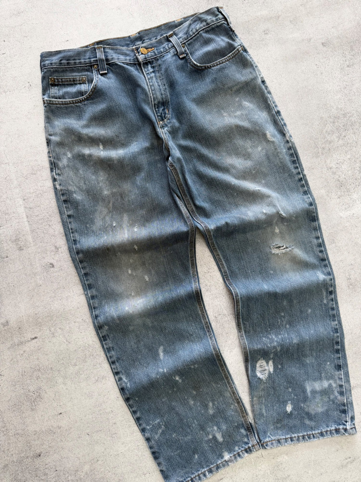 Carhartt Distressed Relaxed Fit Jeans - W34