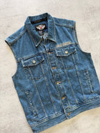 Harley-Davidson Denim Vest - M