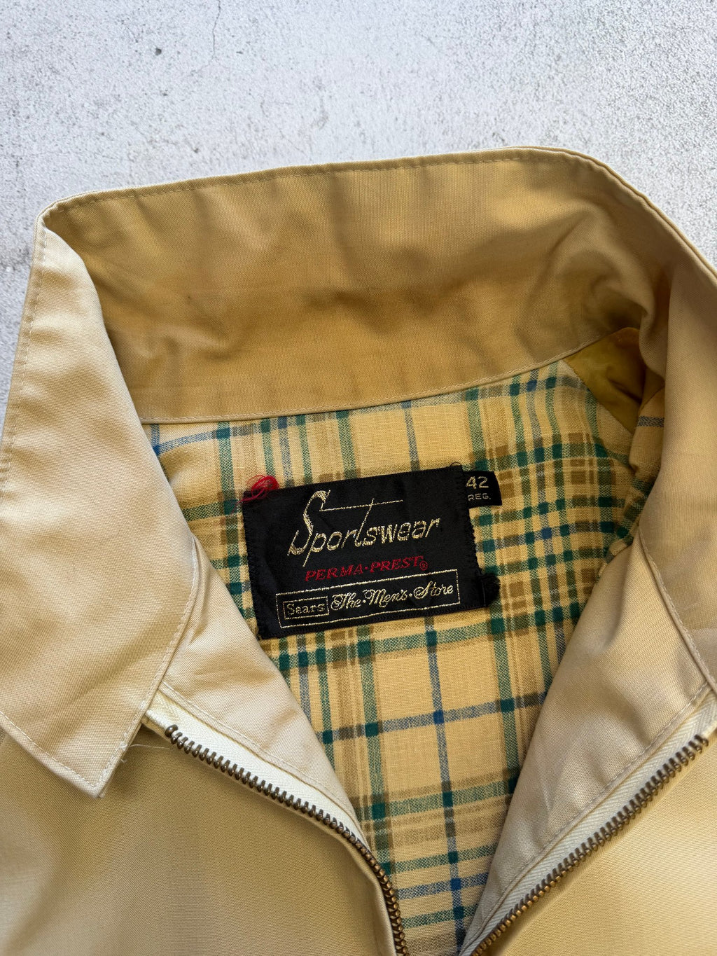 Vintage Sears Sportswear Perma-Prest Bomber Jacket - M