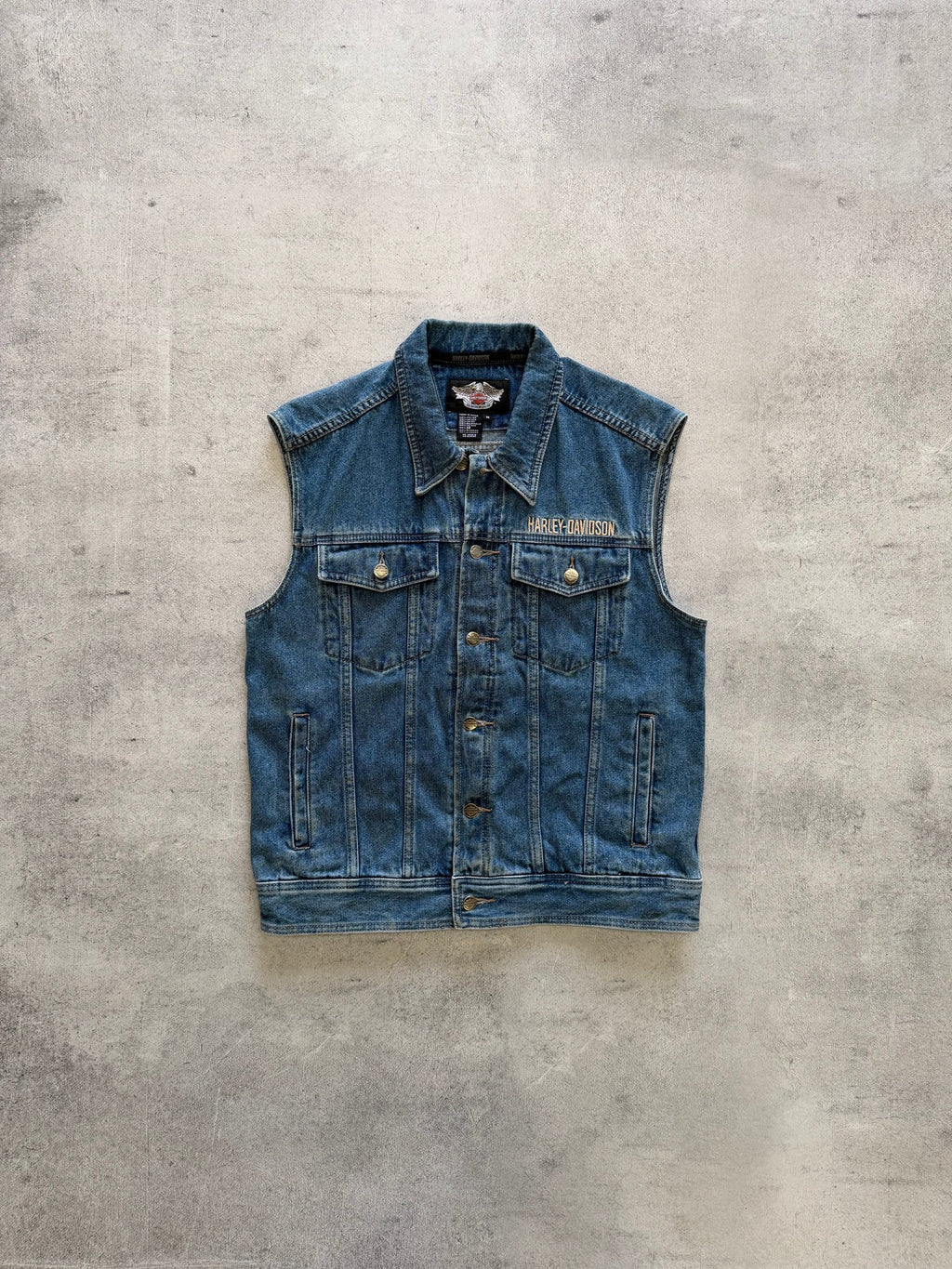 Harley-Davidson Denim Vest - M