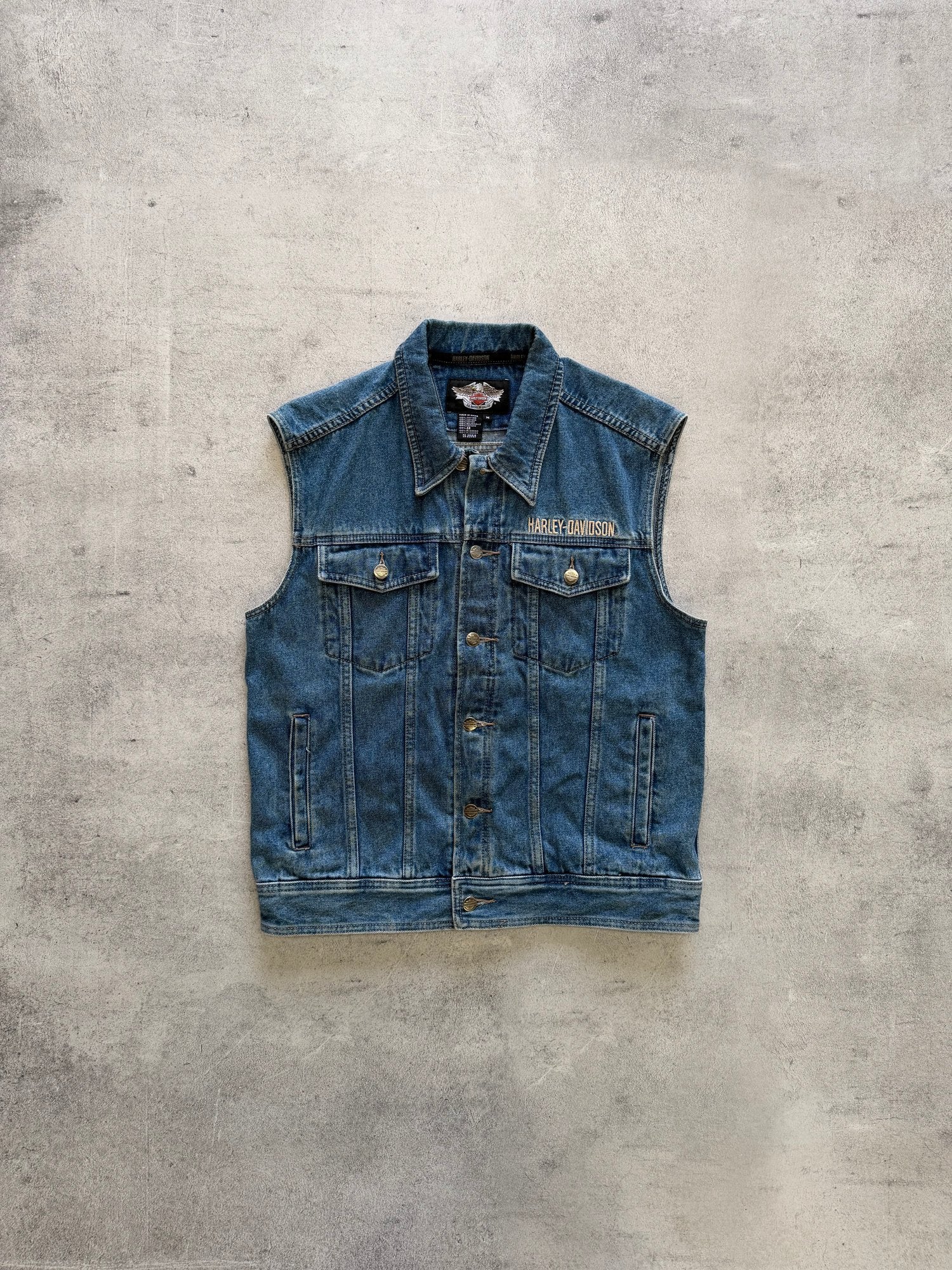Harley-Davidson Denim Vest - M