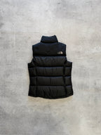 Women's North Face 700 Black Puffer Vest - M