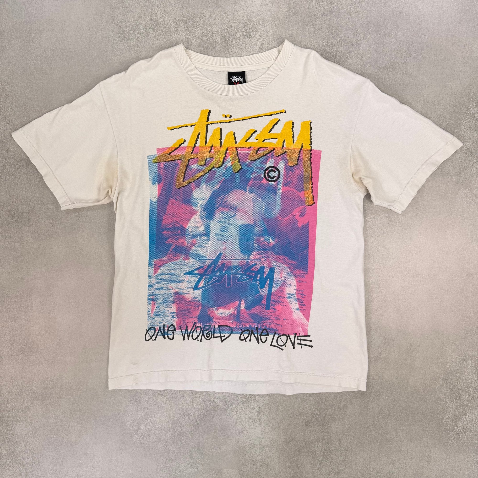 Stussy Graphic T-Shirt - M