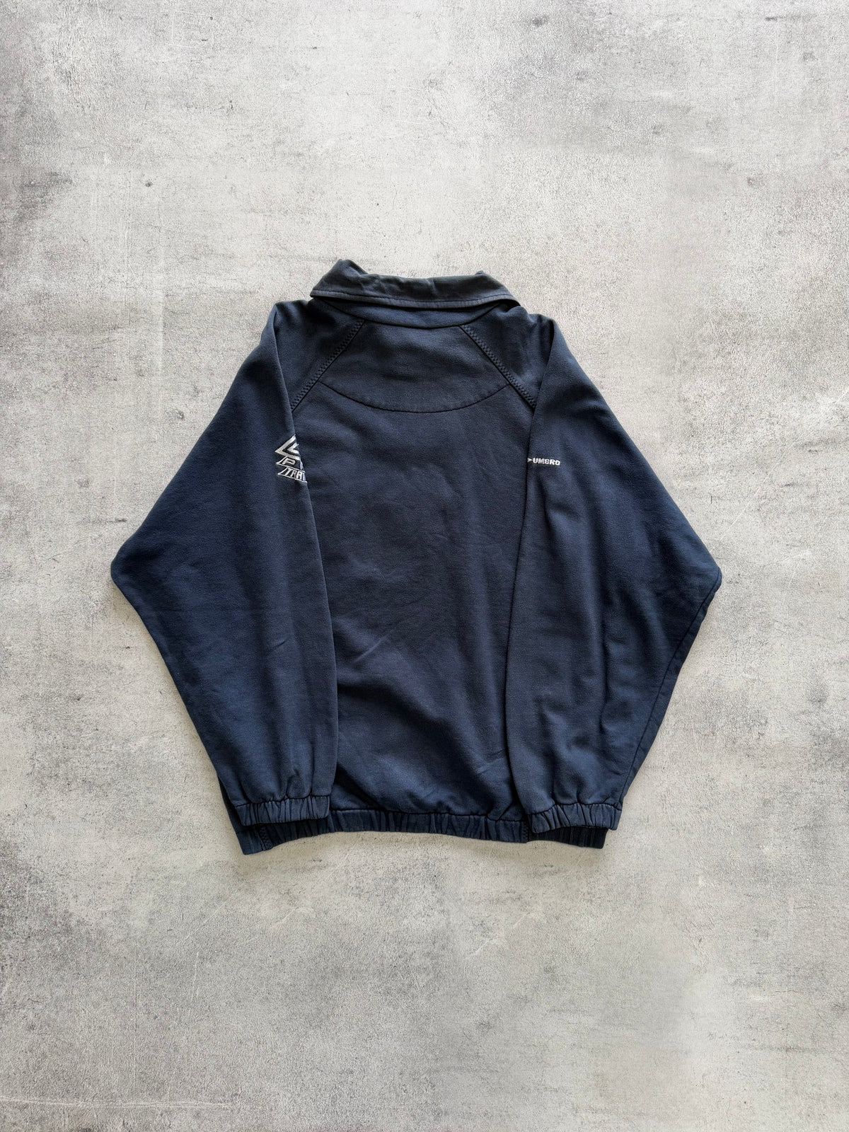 Vintage Umbro Quarter Zip Sweatshirt - L