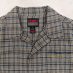 FUBU Checkered Short Sleeve Shirt - L