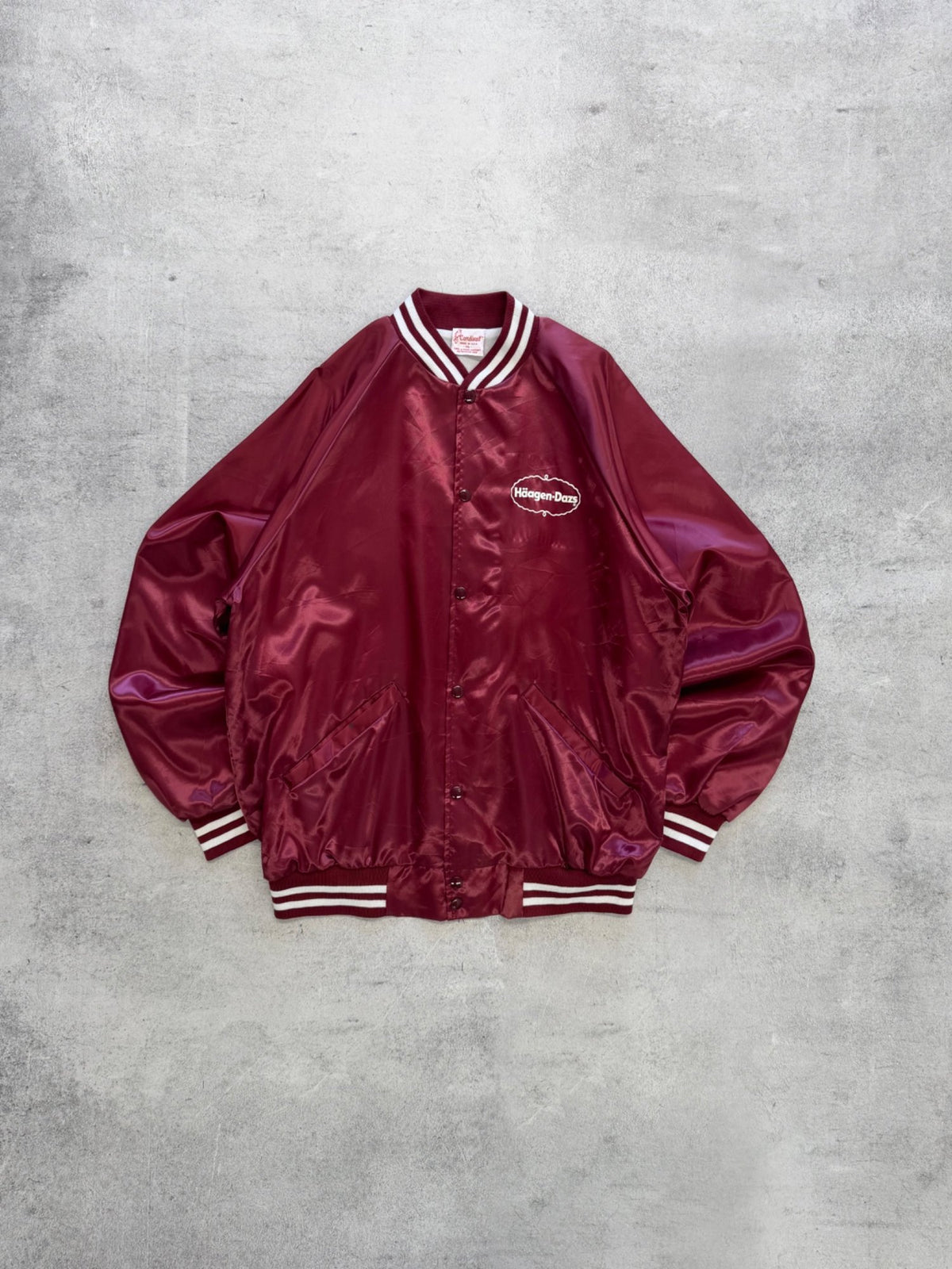 Vintage Cardinal Häagen-Dazs Bomber Jacket - XL