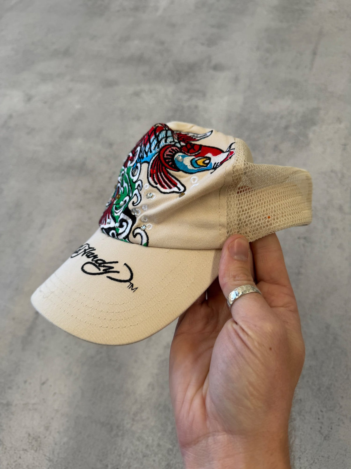 Ed Hardy Embroidered Baseball Cap