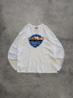 Nike Long Sleeve T-shirt Globe Graphic - XL