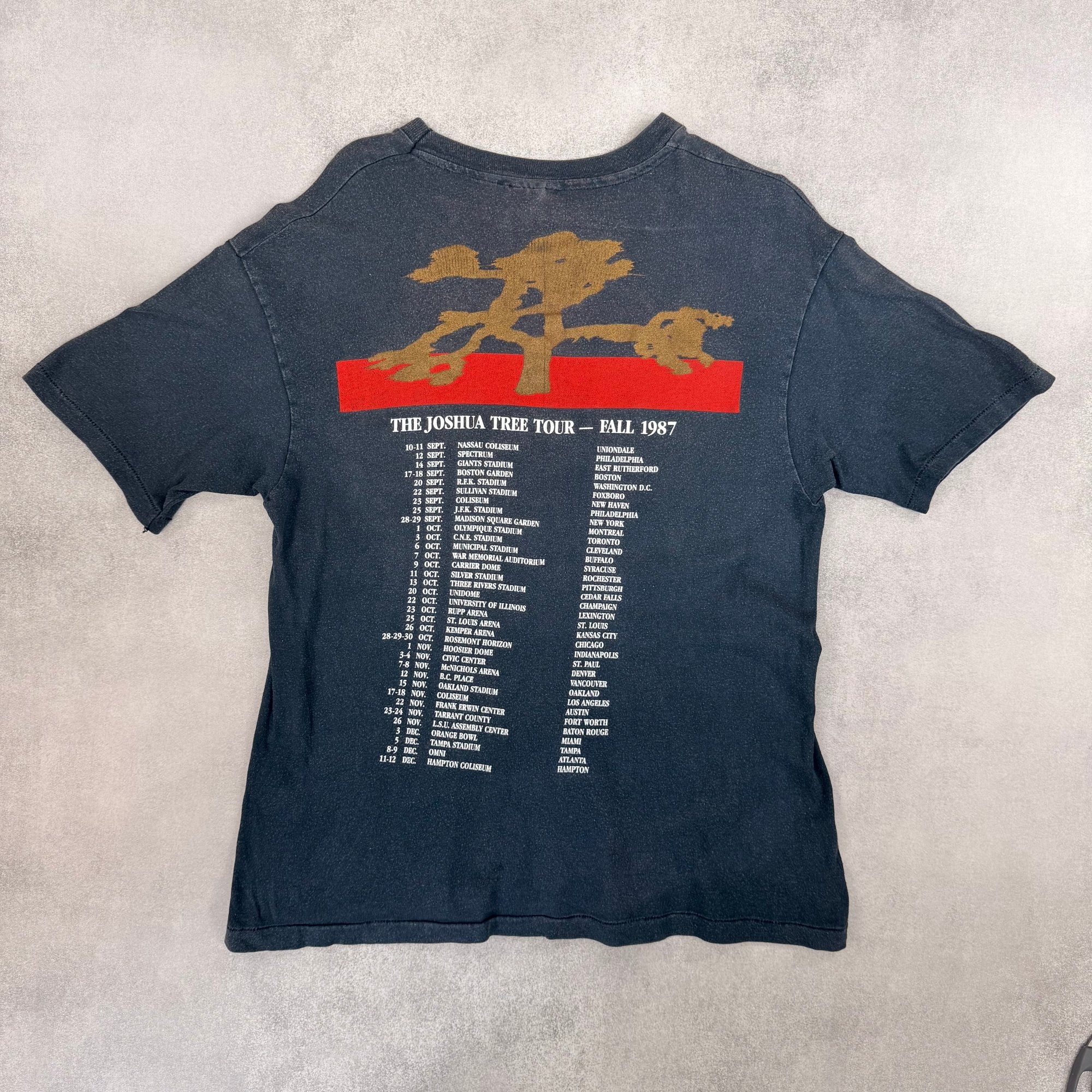 U2 Joshua Tree 1987 Tour T-Shirt - M