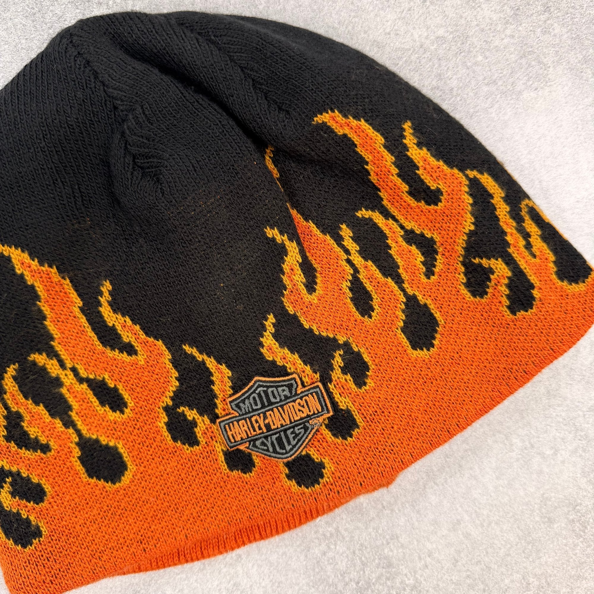 Harley Davidson Flame Beanie
