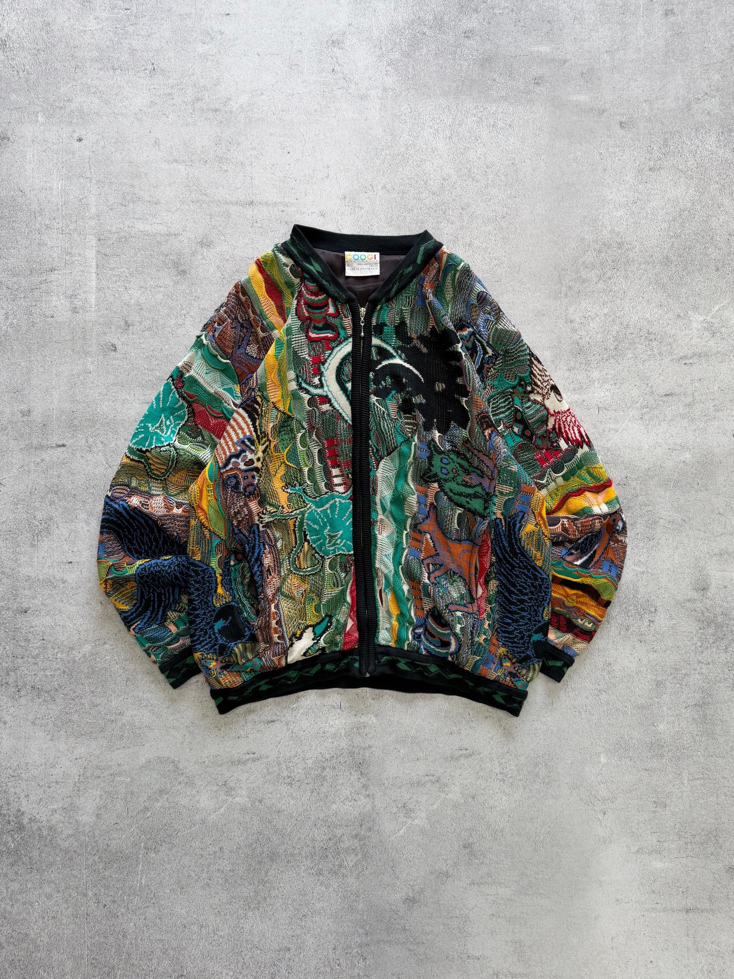 Vintage Coogi 3D Animal Knitwear Sweater - M