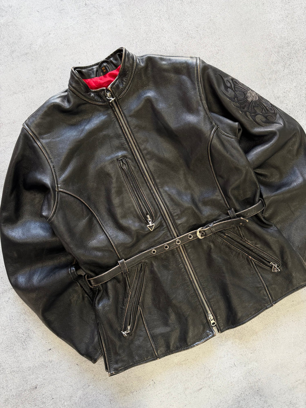 Women's Harley Davidson Leather Jacket - M