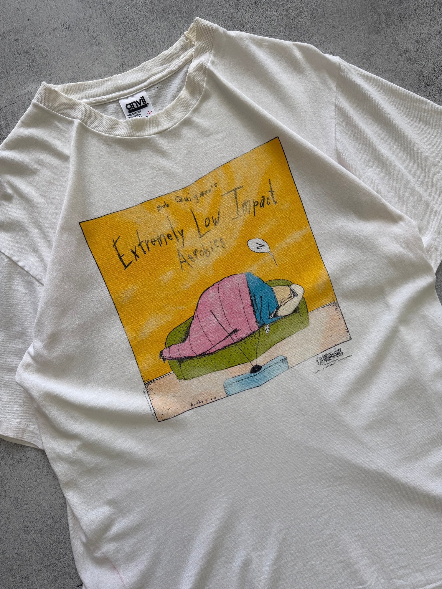 Anvil Bob Quigley Graphic T-Shirt - L