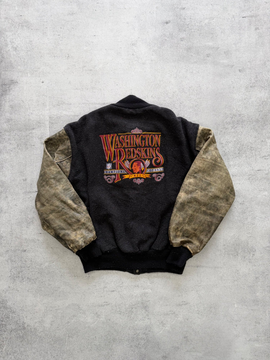 Vintage DeLONG Washington Redskins Varsity Jacket - L