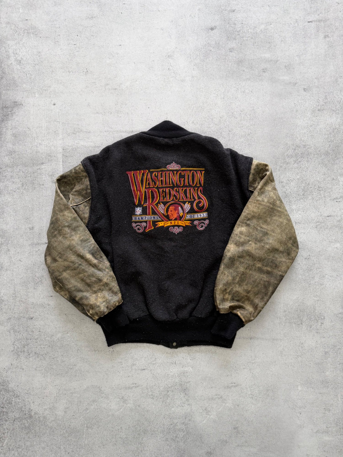 Vintage DeLONG Washington Redskins Varsity Jacket - L