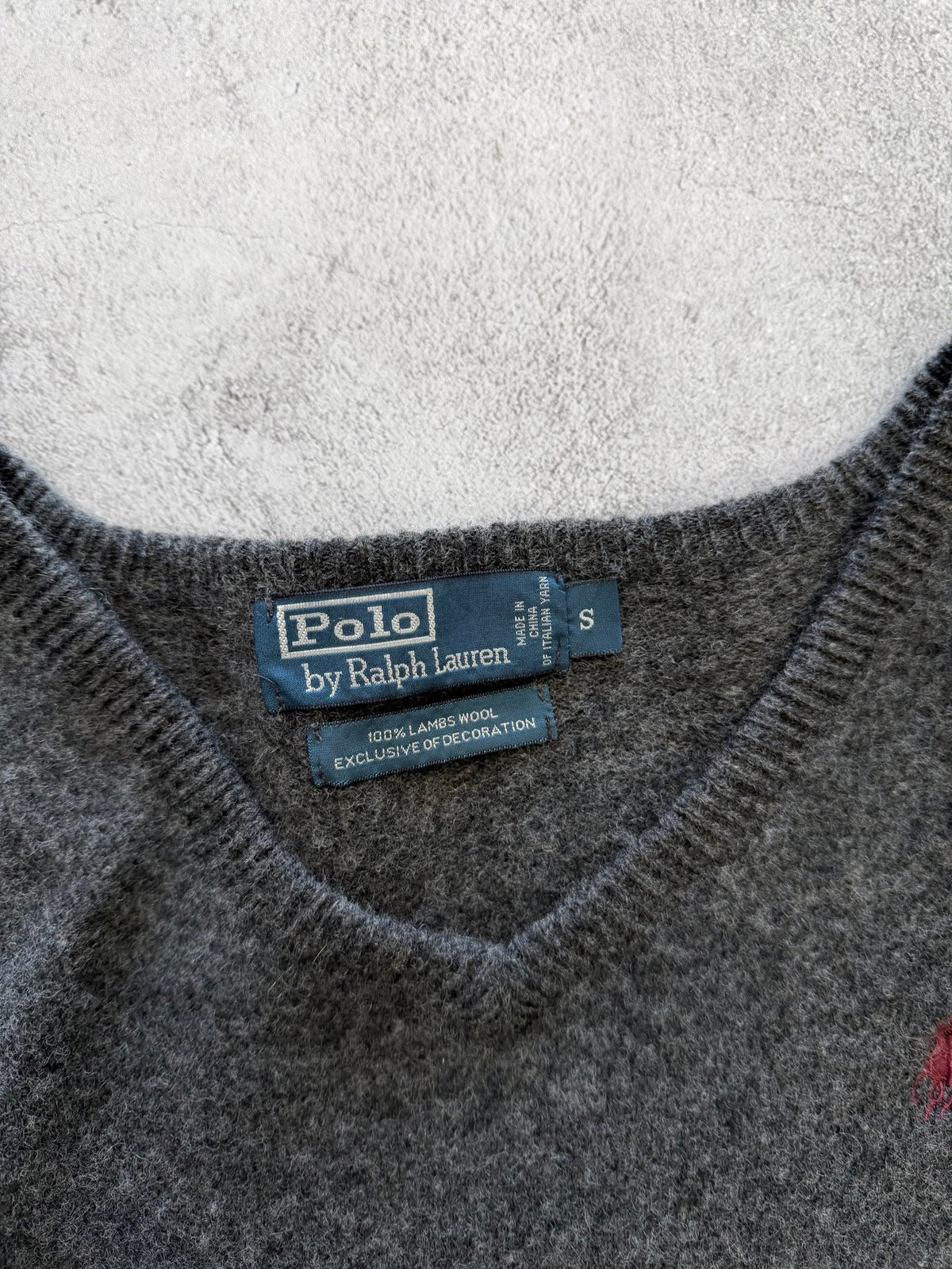 Vintage Polo Ralph Lauren V-Neck Sweater - S