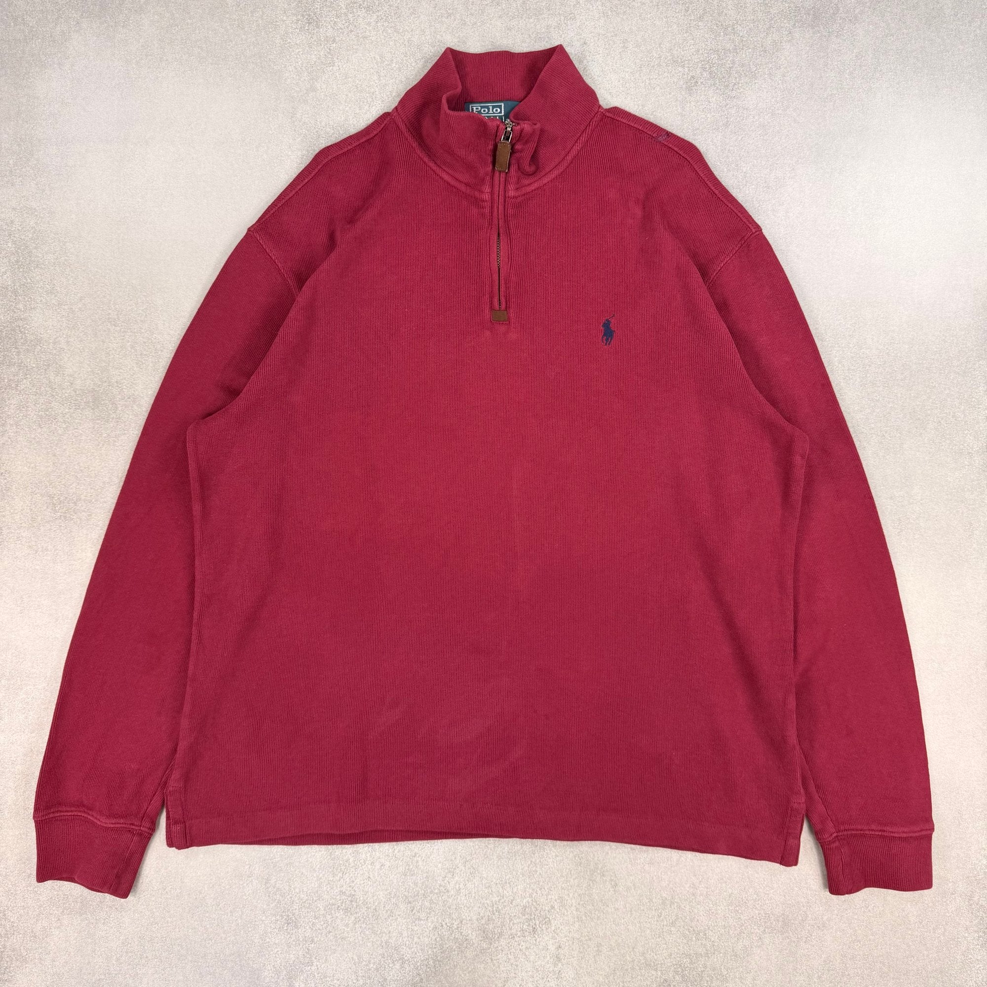 Ralph Lauren Quarter Zip Sweater - M