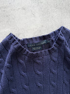 Women's Ralph Lauren Cable Knit Sweater - S