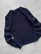 Women's Ralph Lauren Cable Knit Sweater - S