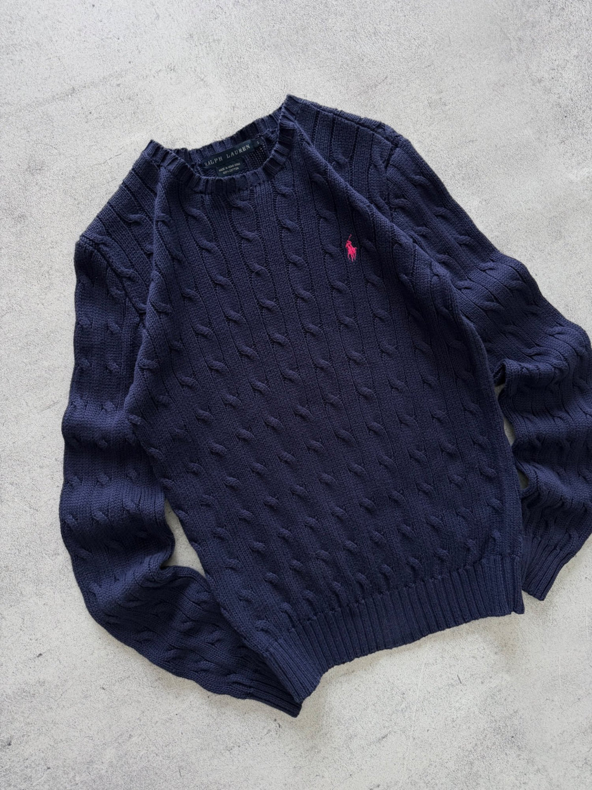 Women's Ralph Lauren Cable Knit Sweater - S