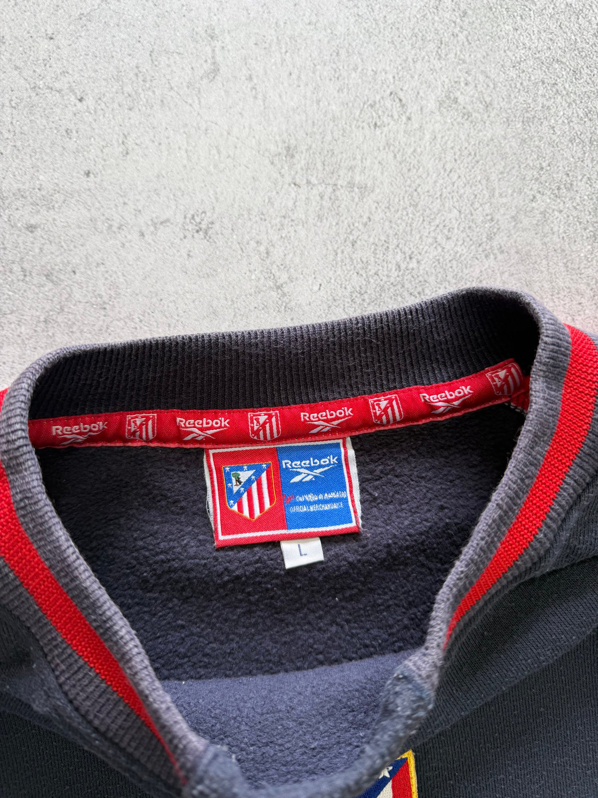 Vintage Reebok Athletico Madrid Sweatshirt - L